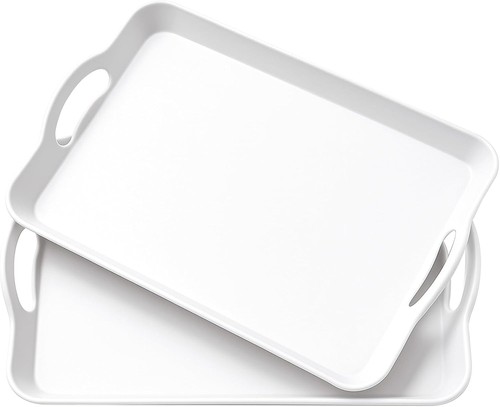 Set large white melamine - set, 2